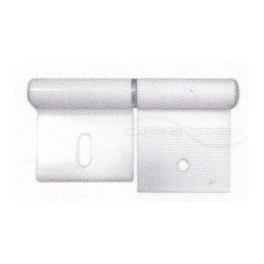 Kit Cerniera C10 per Porta 86x48 mm. Bianco RAL9010 - Clicca l'immagine per chiudere
