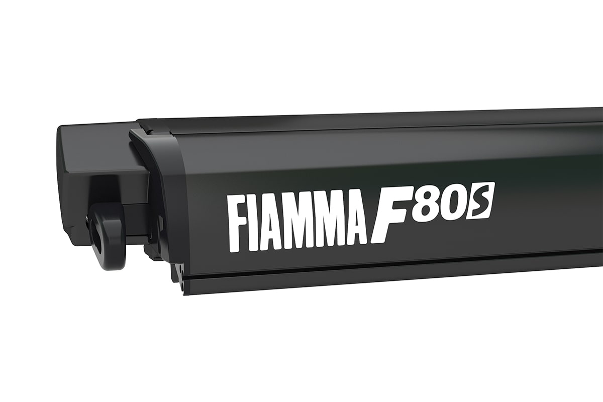 Veranda Fiamma F80s 370 DEEP BLACK Telo ROYAL GREY
