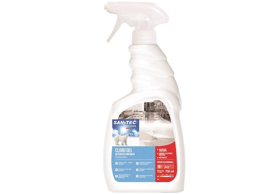 Gel Detergente SANIFICANTE al Cloro 750 ML - Clicca l'immagine per chiudere