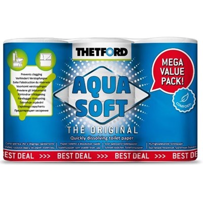 Carta Igienica Acqua Soft Thetford 6 Rotoli - Clicca l'immagine per chiudere